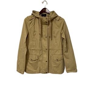Love Tree, Tan Jacket, Snaps and Zipper, Size‎ M, 1004-O